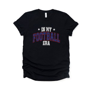 Simply Sage Market Women's  In My Football Era - Blue Short Sleeve Graphic Tee - 1 of 4