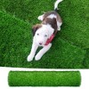 NAYSAYE Rug 3 Pack Artificial Grass 3.3FT by 10FT Realistic Synthetic Thick Turf for Garden Lawn, Green, 120"*39.6"*1.2" - 4 of 4
