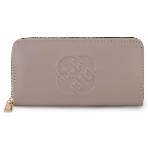 Daisy Rose Zip Wristlet Wallet and Phone Clutch for Women - RFID