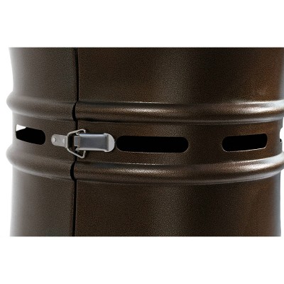 Bronze 36,000 BTU Propane Outdoor Patio Heater with Dancing Flame