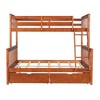 YOOCOZZ Twin-over-Full Bunk Bed with Ladders and 2 Storage Drawers - 2 of 4