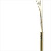 84"H Gold Dimmable Arc Floor Lamp 5-Head Adjustable Arm Arching Floor Lamp  Cap Style Floor Lamp For Living Rooms, Bedrooms-The Pop Home - 4 of 4