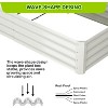 coucheta 6x3x1FT Planter Raised Beds , Upgraded-Quality Raised Bed with Open Base and Safe Edge, Outdoor Planter for Flowers and Plants - 2 of 4