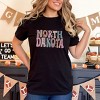 Simply Sage Market Bubble Letter North Dakota Colorful Short Sleeve Tee - 3 of 4