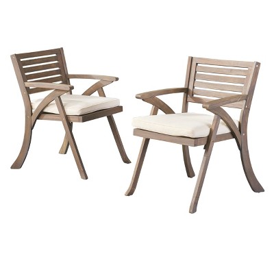target wood arm chair