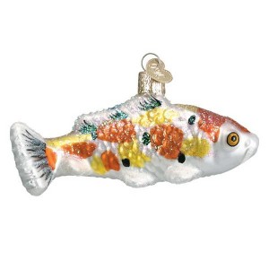 Old World Christmas 2.0 Inch Orange/Yellow Koi Ornament Pond Garden Fish Tree Ornaments - 1 of 3