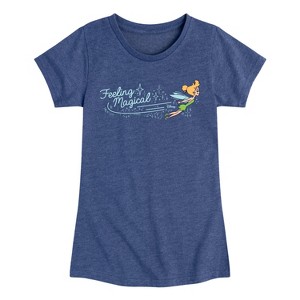 Girls' - Disney - Tink Feeling Magical Fitted Short Sleeve Graphic T-Shirt - 1 of 4