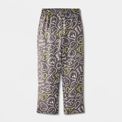 Boys' Smiley World Pajama Pants - Black
