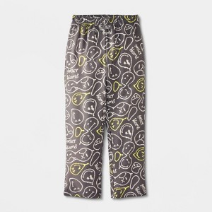 Boys' Smiley World Pajama Pants - Black - 1 of 3