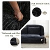 SEVOBAL Double Human Dog Bed Lazy Sofa Loveseat Extra Large Floor Couch Sit Lie Down 2-In-1 5 Adjustable Position Chair, Black, 14.96"*14.96"*60.24" - 4 of 4