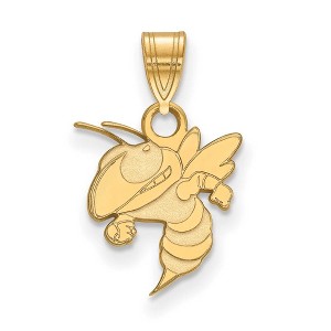Black Bow Jewelry 14k Yellow Gold Georgia Tech Yellow Jackets NCAA Small Pendant - 1 of 3