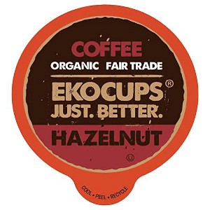 EkoCups Organic Hazelnut Flavored Coffee Pods - 1 of 4