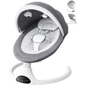 BabyBond Baby Swings for Infants with 5 Point Harness Belt and Remote Control, Portable Baby Swing for Indoor and Outdoor - 1 of 4