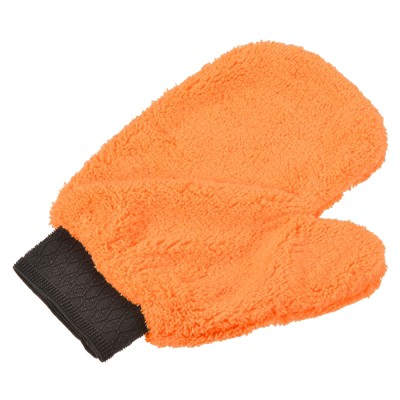 Unique Bargains Kitchen Microfiber Double Sided Deep Cleaning Glove 9.8" x 7.5"