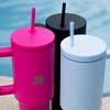 Cubitt Insulated Stainless Steel 40 oz Tumbler with Handle and Straw Lid, Cupholder friendly - 2 of 4