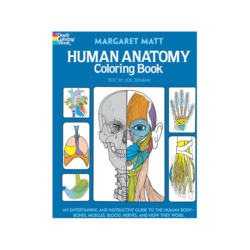 Human Anatomy Coloring Book - (Dover Science for Kids Coloring Books) by  Margaret Matt & Joe Ziemian (Paperback), 1 of 2