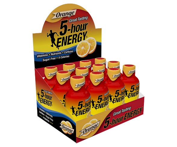 5 Hour Energy Shot - Orange - 12ct