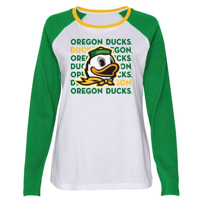 NCAA Oregon Ducks Girls&#39; Long Sleeve T-Shirt, 2 of 4