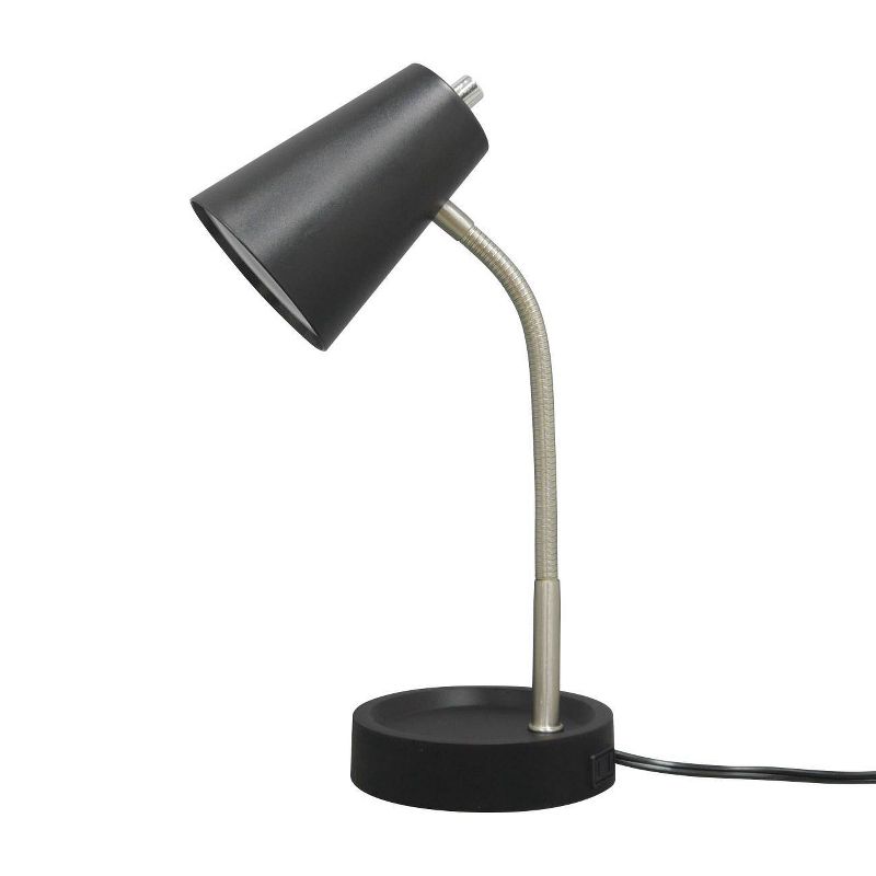 Task Table Lamp (Includes LED Light Bulb) Black - Room Essentials&#8482;, 3 of 11