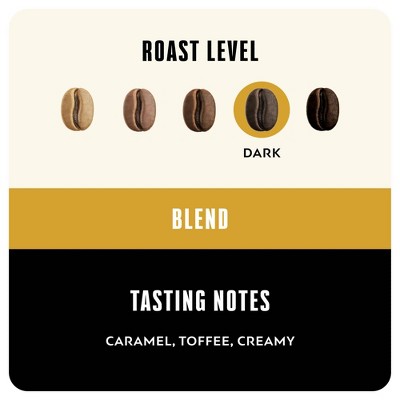 BLK & Bold Specialty Beverages Smoove Operator Dark Roast Ground Coffee - 12oz