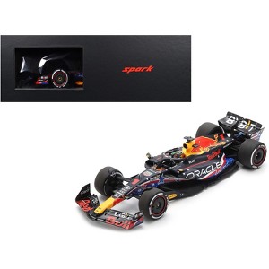 Red Bull Racing RB19 #1 "Oracle" Winner F1 "United States GP" (2023) and Acrylic Display Case  1/18 Model Car by Spark - 1 of 4