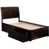 Platform Bed with Storage & Turbo Charger - Headboard, Slats & Rails Included - 4 of 4