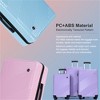 FATMOON 3 Piece Luggage Sets PC+ABS Lightweight Suitcase with Two Hooks, Spinner Wheels, (20/24/28) - 4 of 4