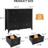 Nasitip 7 Chest of Drawer Dresser, Modern and Stylish Dresser, Deep Drawers and Nickel Round Handle - 3 of 4