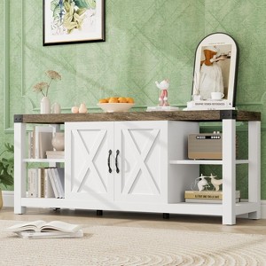 TV Stand for TVs Up to 65 Inch, Entertainment Center with Storage, Shelves, TV Media Console Table for Living Room, Bedroom - 1 of 4