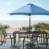 9' Round Outdoor Patio Market Umbrella with Black Pole - Threshold™ - 2 of 4