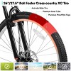 HILAND 26 Inch 27.5 Inch Mountain Bike for Adults, 18-Speed with Front Suspension, Lightweight Aluminum Frame, Dual Disc Brakes - 4 of 4
