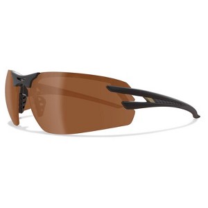 Edge Salita Anti-Fog Vapor Shield Safety Glasses Copper Lens Black Frame - 1 of 1