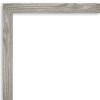 17" x 51" Non-Beveled Dove Gray Wash Square Full Length on The Door Mirror - Amanti Art: Polystyrene Frame, Wall or Door Mounted - 3 of 4