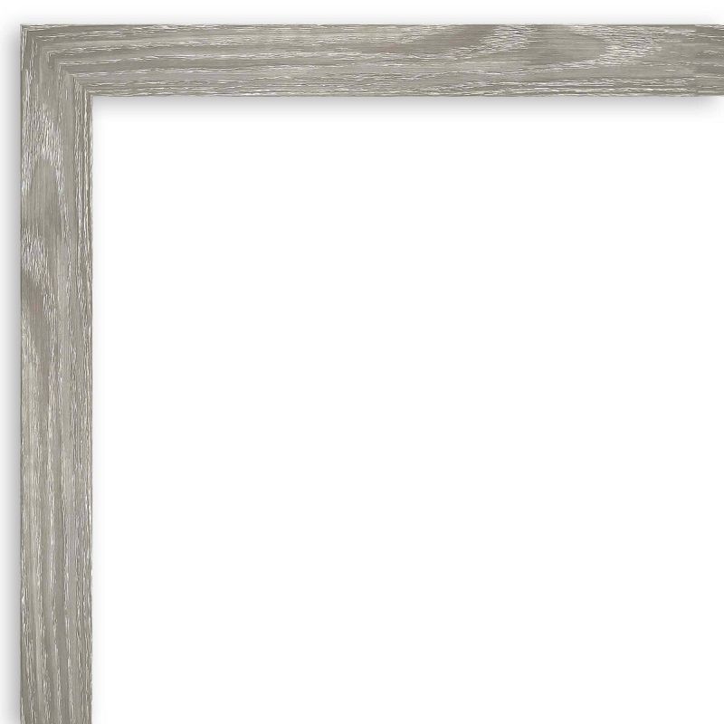 41&#34; x 30&#34; Non-Beveled Dove Gray Wash Square Wall Mirror - Amanti Art, 3 of 10