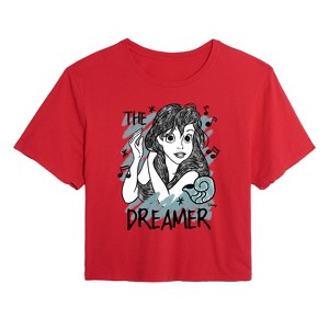Women's - Disney - Ariel The Dreamer Cropped Graphic T-Shirt - 1 of 3
