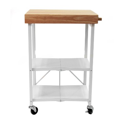 Origami Kitchen Carts Islands Target, Origami Folding Kitchen Island Cart With Casters