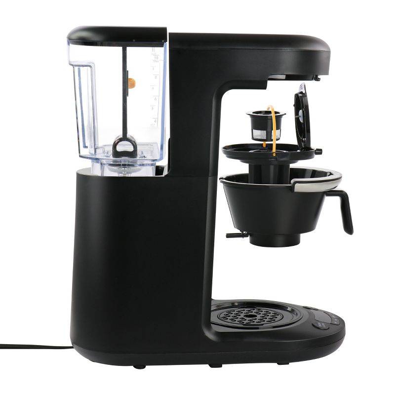 Mr. Coffee Programmable Single Serve and 10 Cup Coffeemaker in Black, 3 of 10