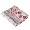 Silent Night Holiday Quilted Throw Multicolor - Levtex Home - 2 of 3