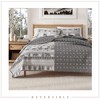 Rustic Woodland Printed Reversible Quilt Set - Great Bay Home - 4 of 4