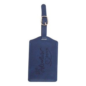Unique Bargains Embossed Adventure Luggage Tag 1 Pc - 1 of 4