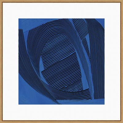 Amanti Art Weaving I by Mike Schick Canvas Wall Art Print Framed 22 x 22-in.