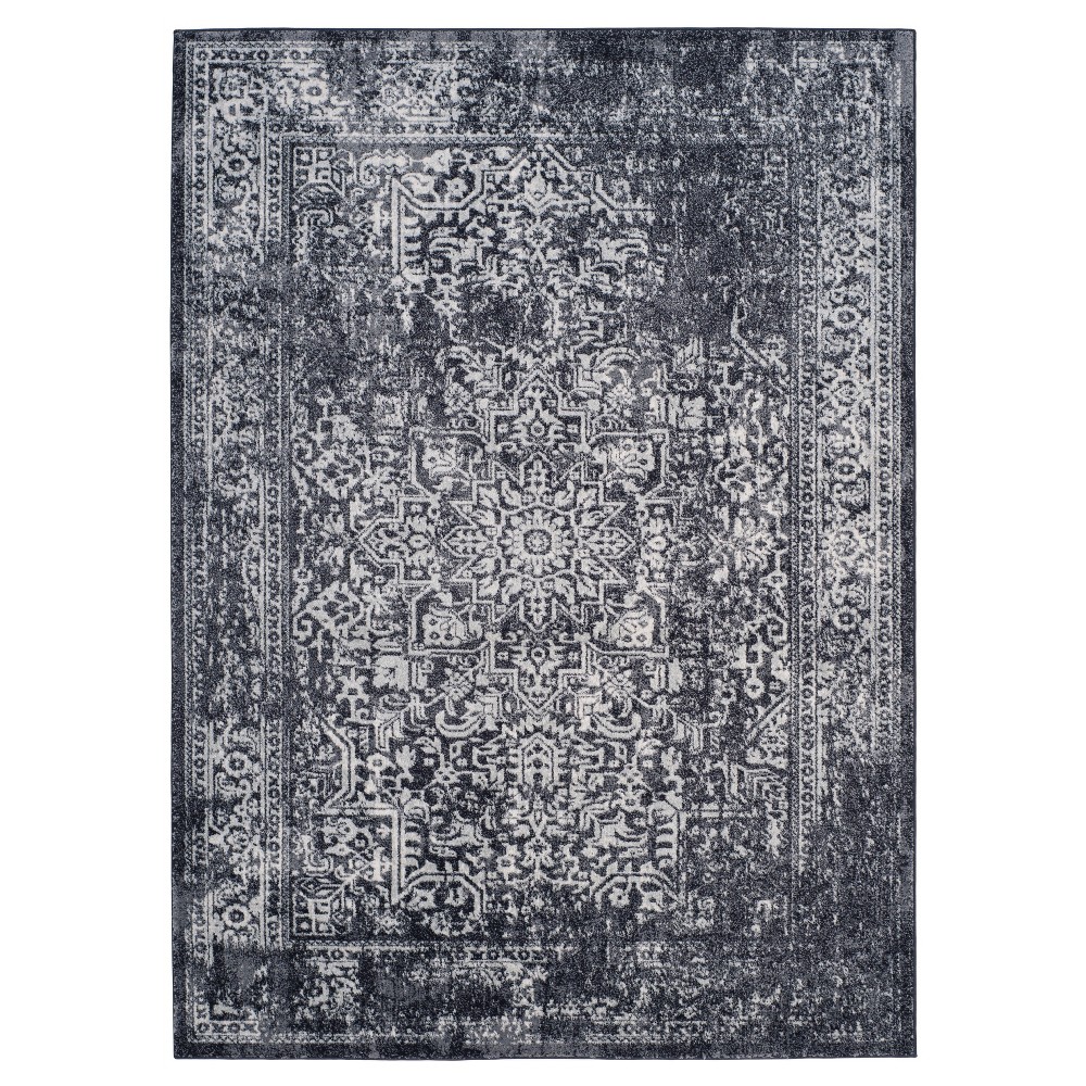 Evoke Rug - Black/Gray - 6'7inx9' - Safavieh