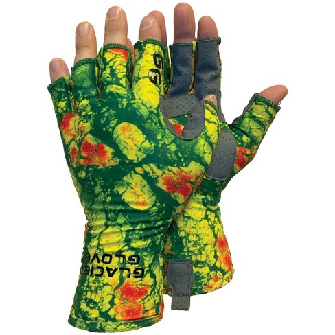 Glacier Glove Islamorada Fingerless Sun Gloves - XL - Rasta