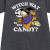 - Garfield - Witch Way To The Candy Graphic Short Sleeve Fleece Dress - 2 of 3