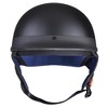 AHR RUN-C Motorcycle German Style Half Face Helmet DOT Approved Bike Cruiser Chopper High Gloss S/M/L/XL - 3 of 4