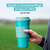 Copco Acadia To Go Mug Set of 2, 16 Ounce Reusable Coffee Cups with Lids, Durable & BPA-Free, Travel Mugs Double-Wall Insulation - 2 of 4