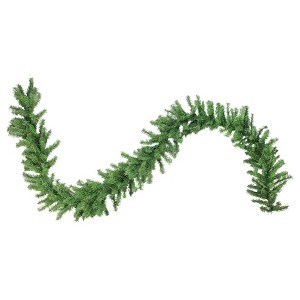 Northlight Canadian Pine Commercial Length Artificial Christmas Garland - 100' x 12" - Unlit - 1 of 4