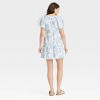Women's Flutter Short Sleeve Woven Mini Skater Dress - Universal Thread™ - 2 of 3