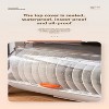 LunaLulinlk Kitchen Double Layer Cupboards Utensil Storage Box Plastic - 3 of 4