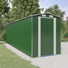 vidaXL Garden Shed Green Galvanized Steel Large Garden Storage - 2 of 4